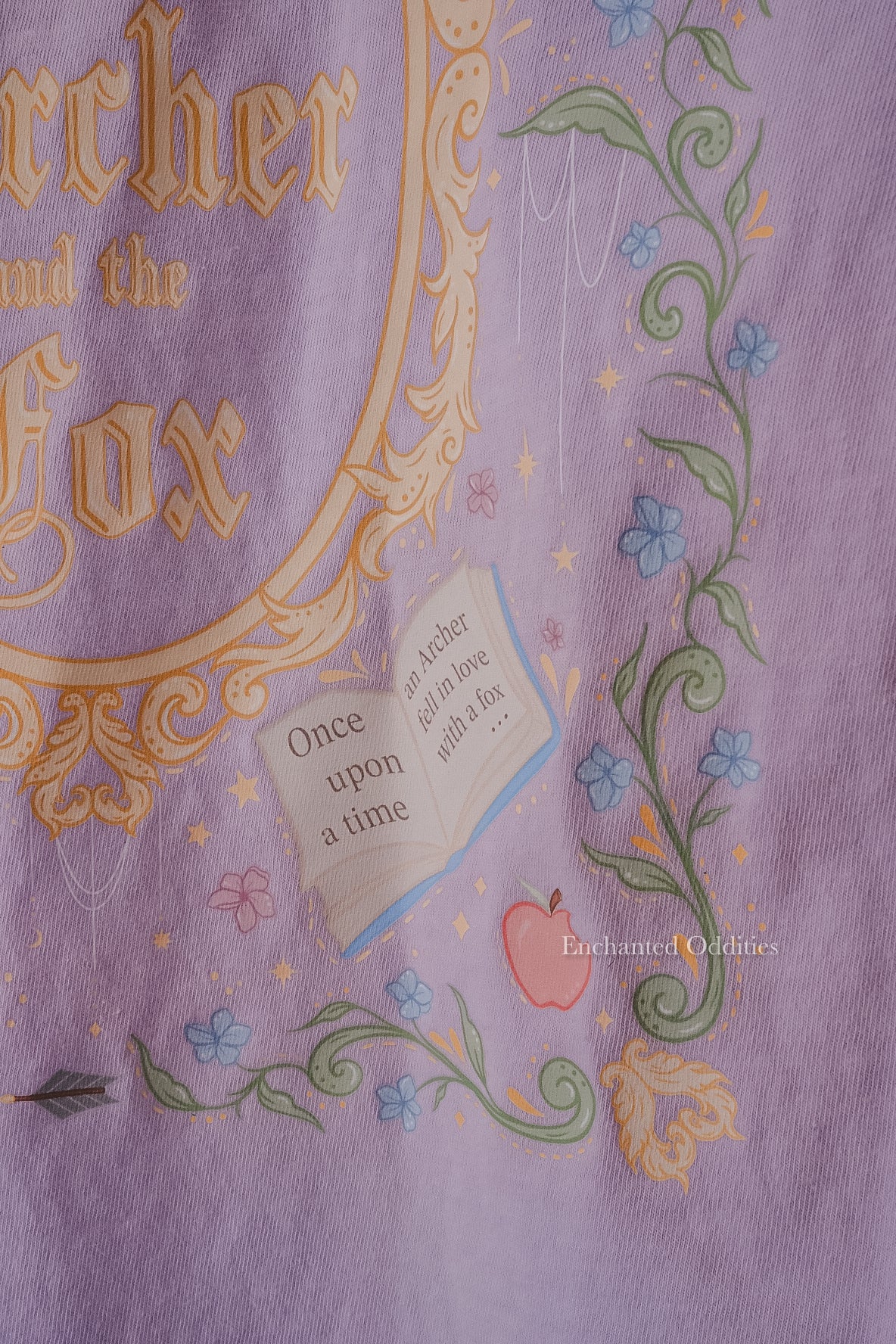 Little Fox tee in lilac