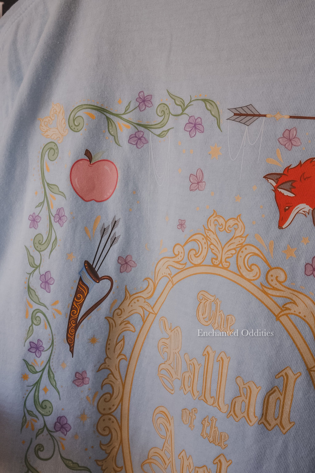 Little Fox tee in blue