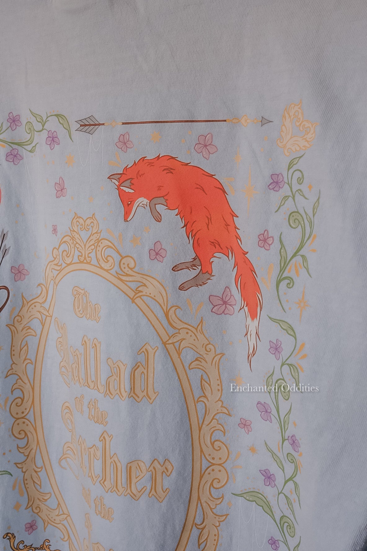 Little Fox tee in blue