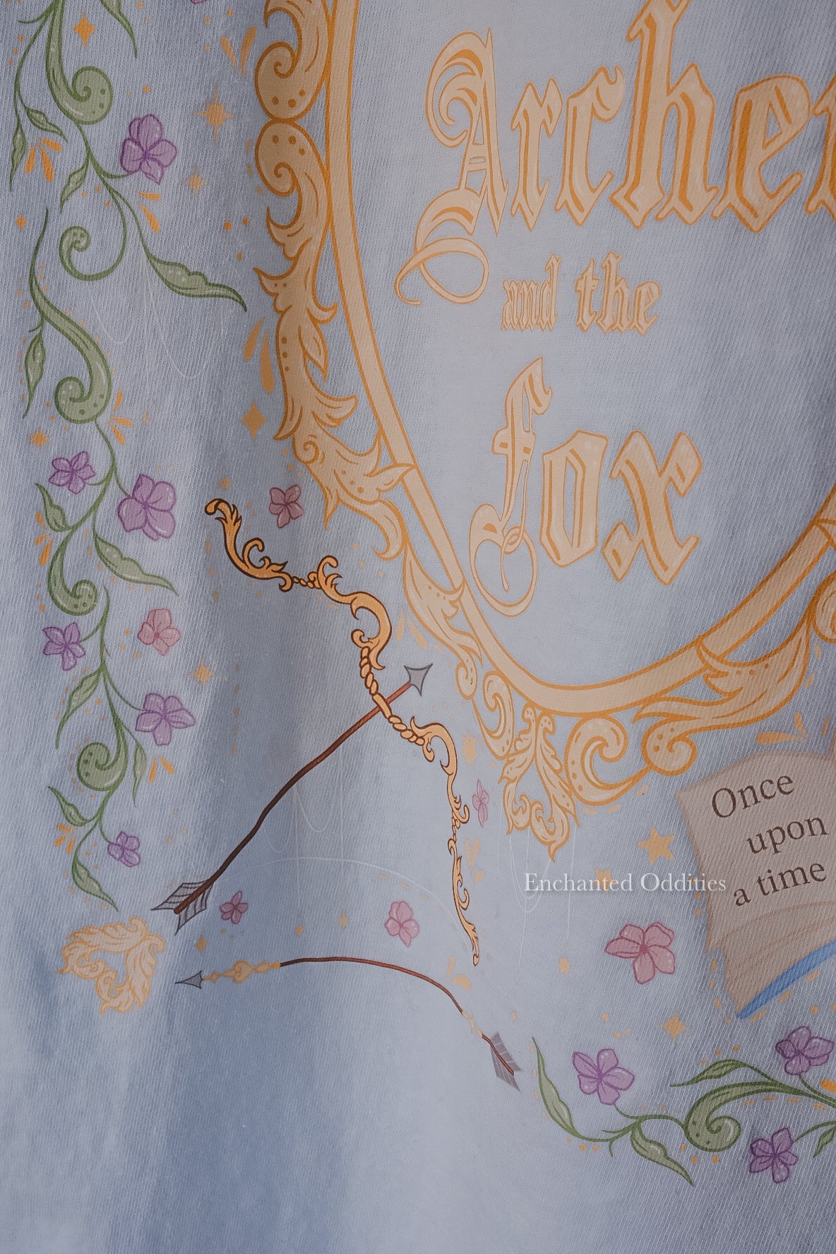 Little Fox tee in blue
