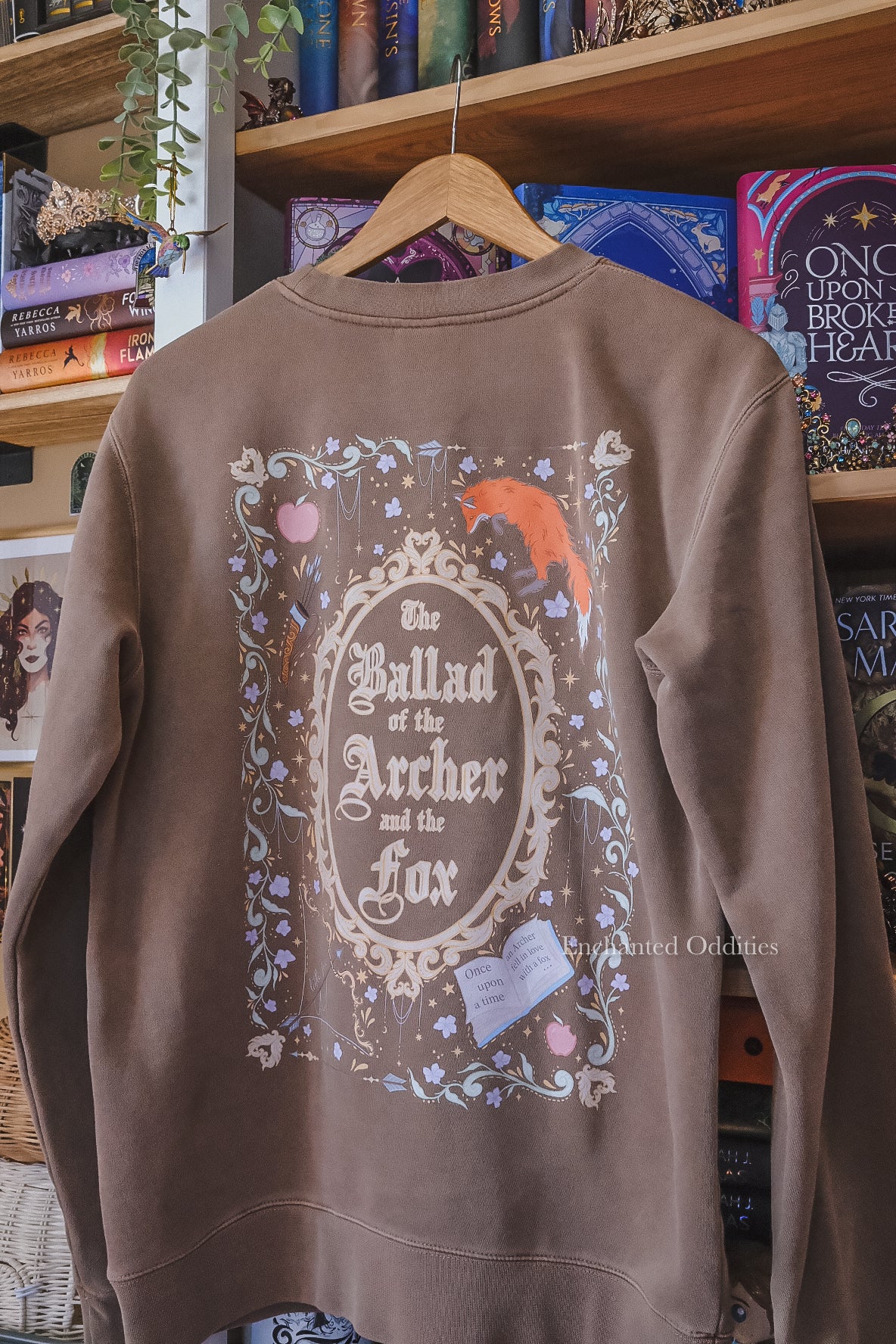 Little Fox crewneck in Brown