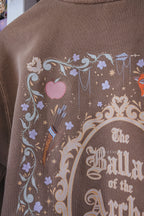 Little Fox crewneck in Brown