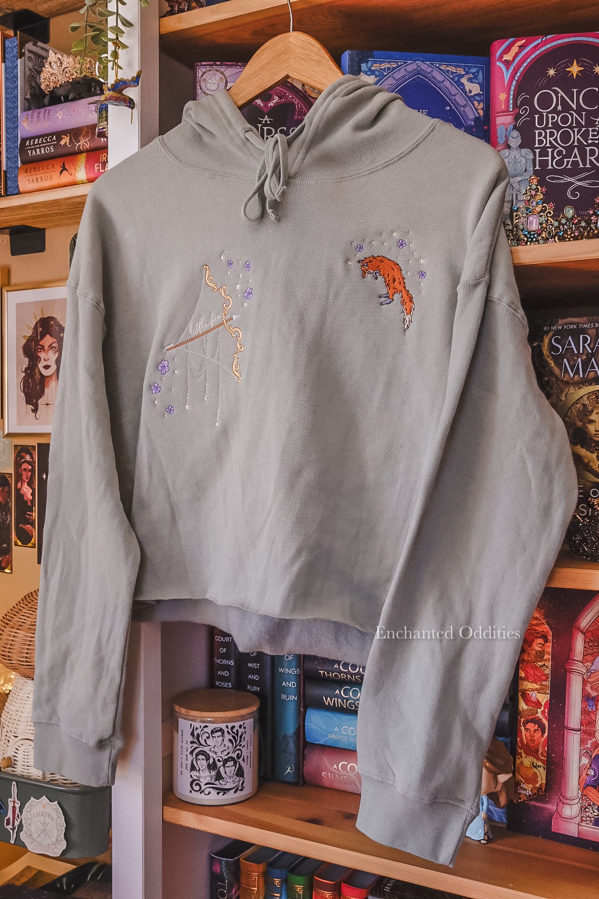 Archer crop hoodie