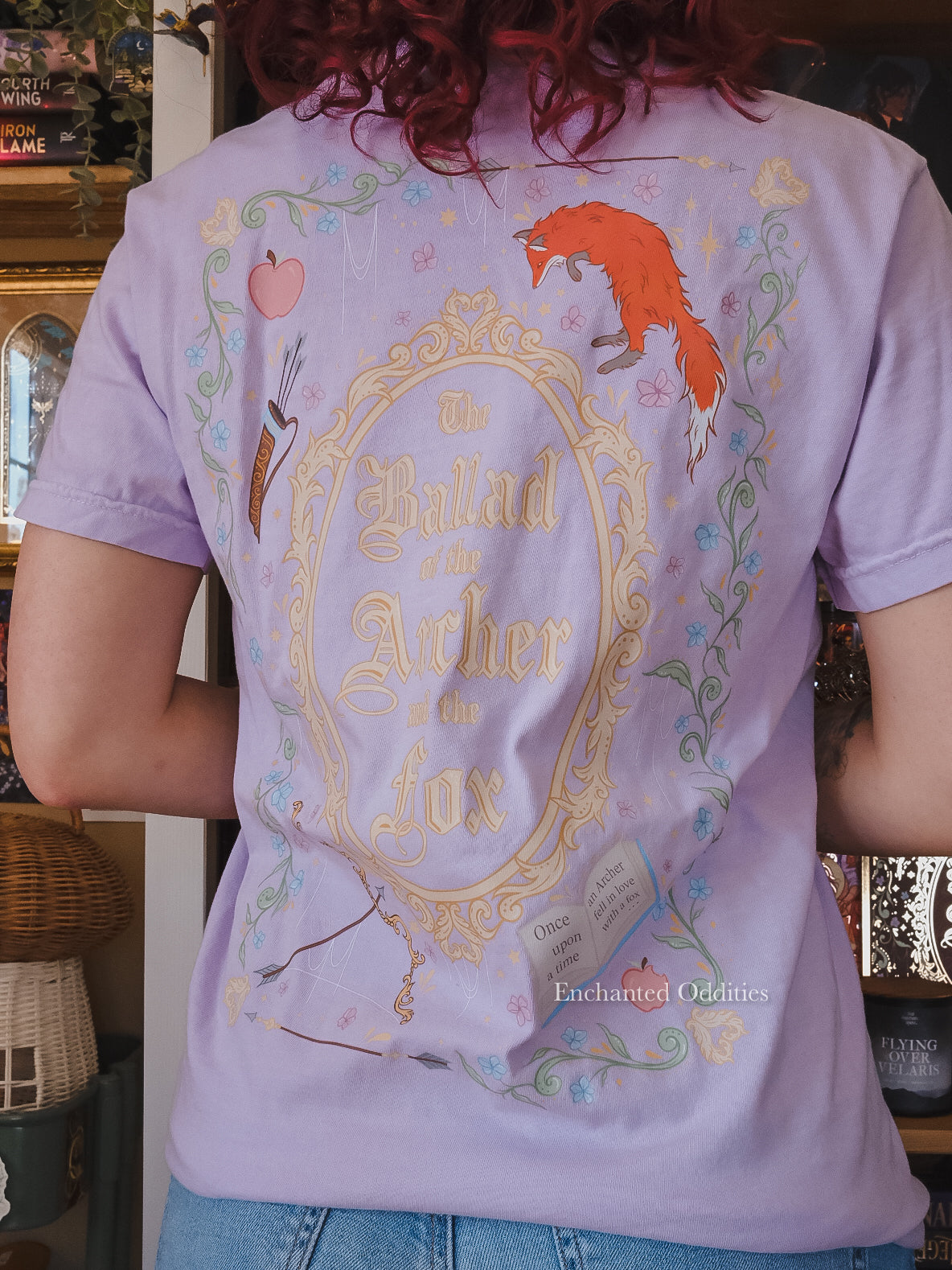 Little Fox tee in lilac