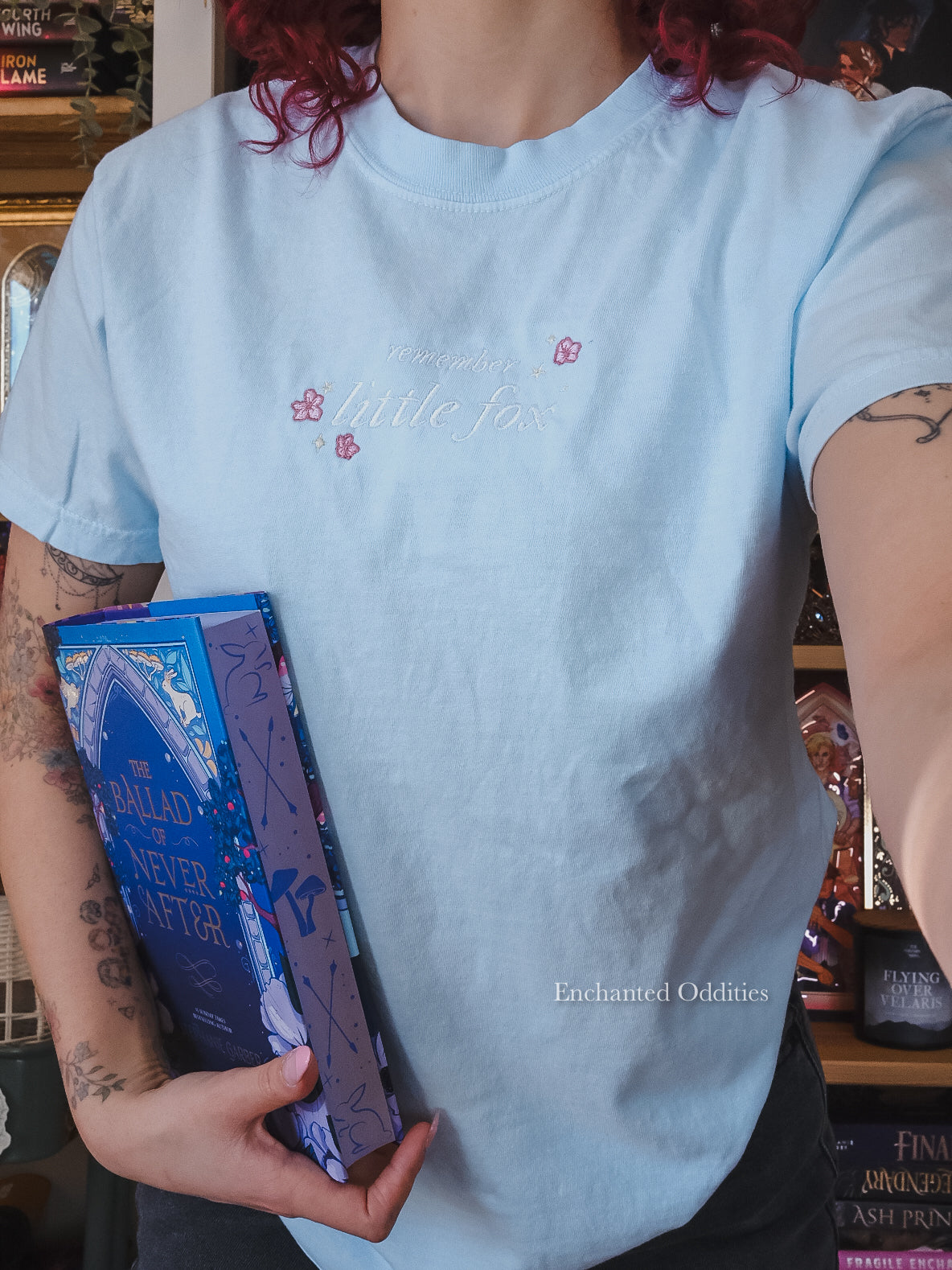 Little Fox tee in blue