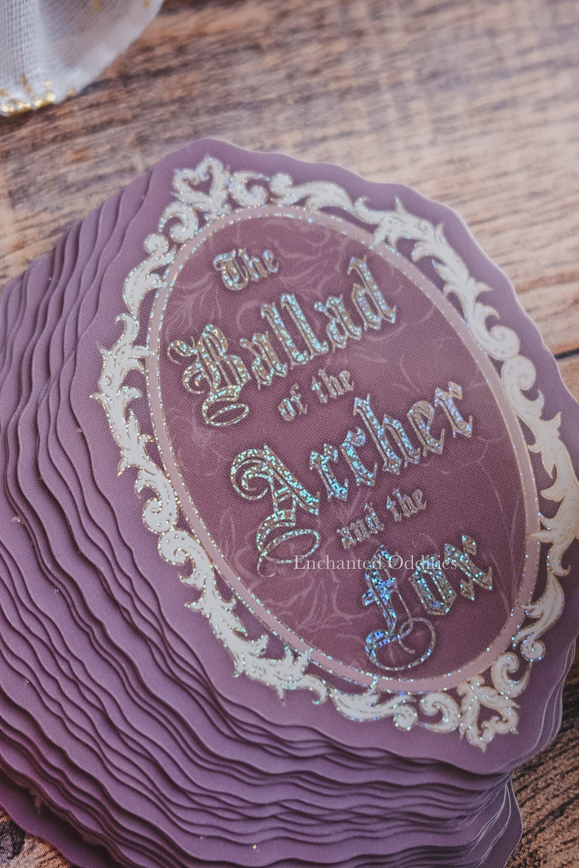 The Ballad Glitter Sticker