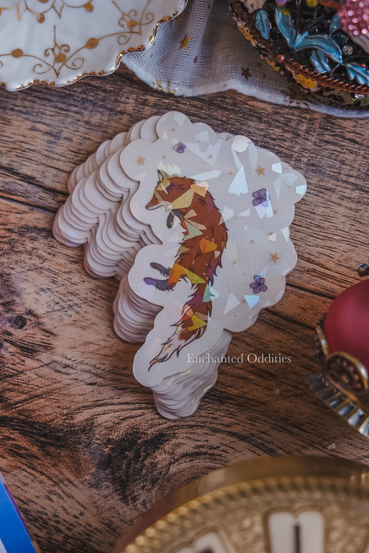 Little Fox Clear Sticker