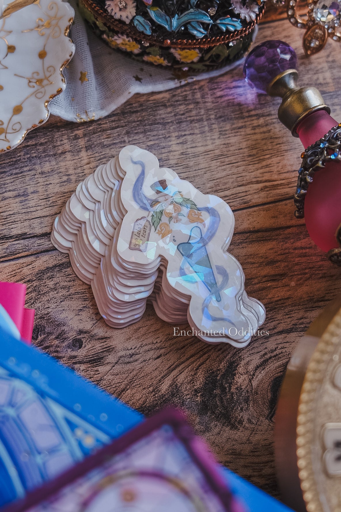 Lala Sticker Label Lala's Tears Clear Sticker – Enchanted Oddities