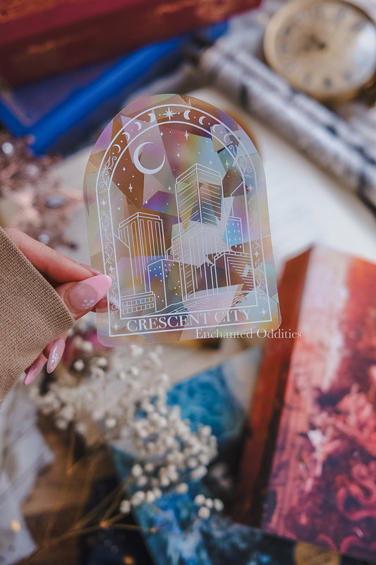 Crescent City Suncatcher Decal