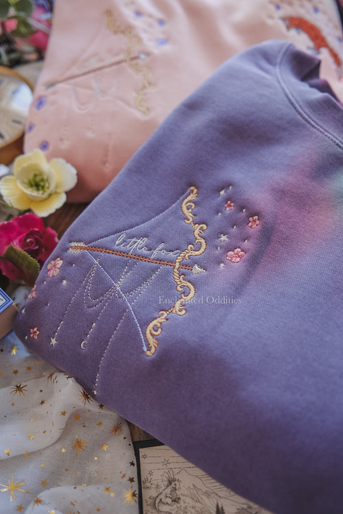 Archer & the Fox crewneck in PURPLE