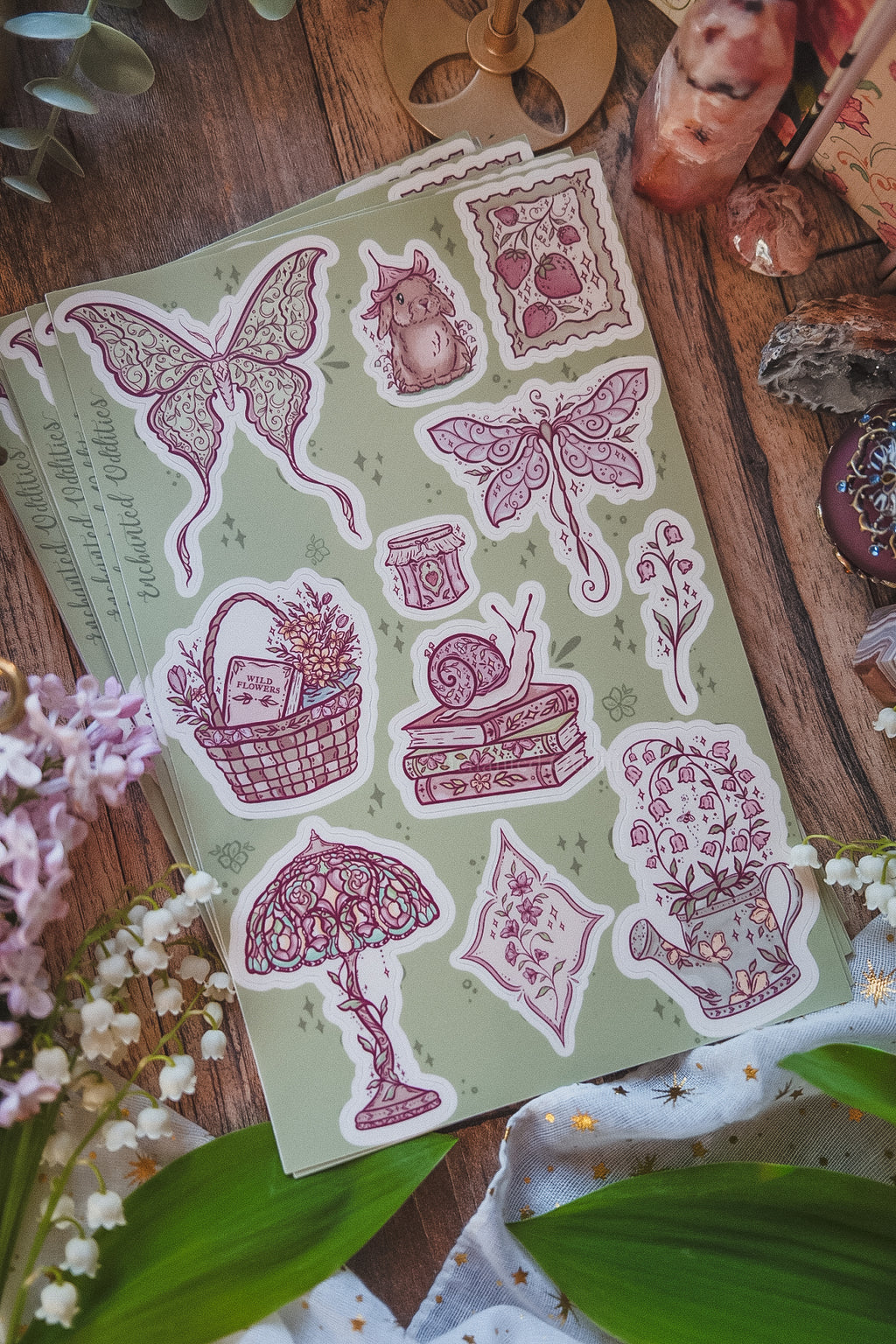The Secret Garden Sticker Sheet