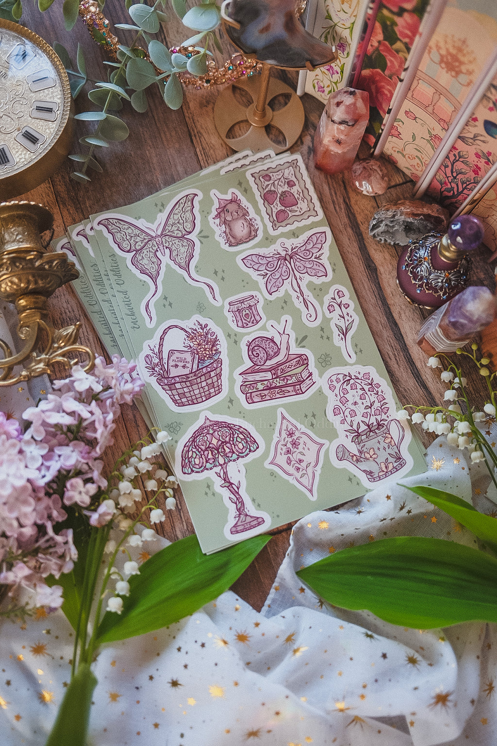 The Secret Garden Sticker Sheet