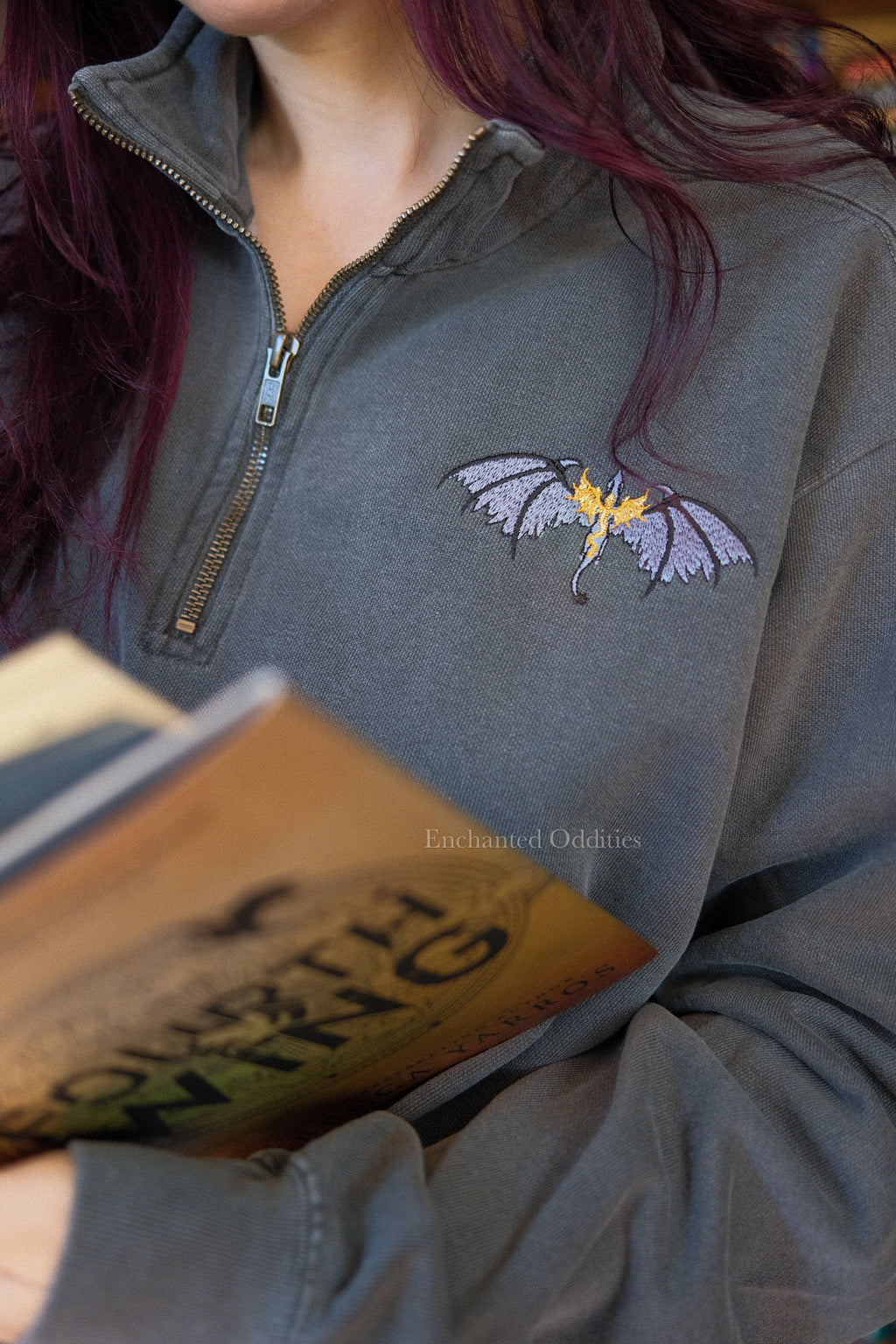 *PRE-ORDER* Dragon Rider Quarter Zip sweater