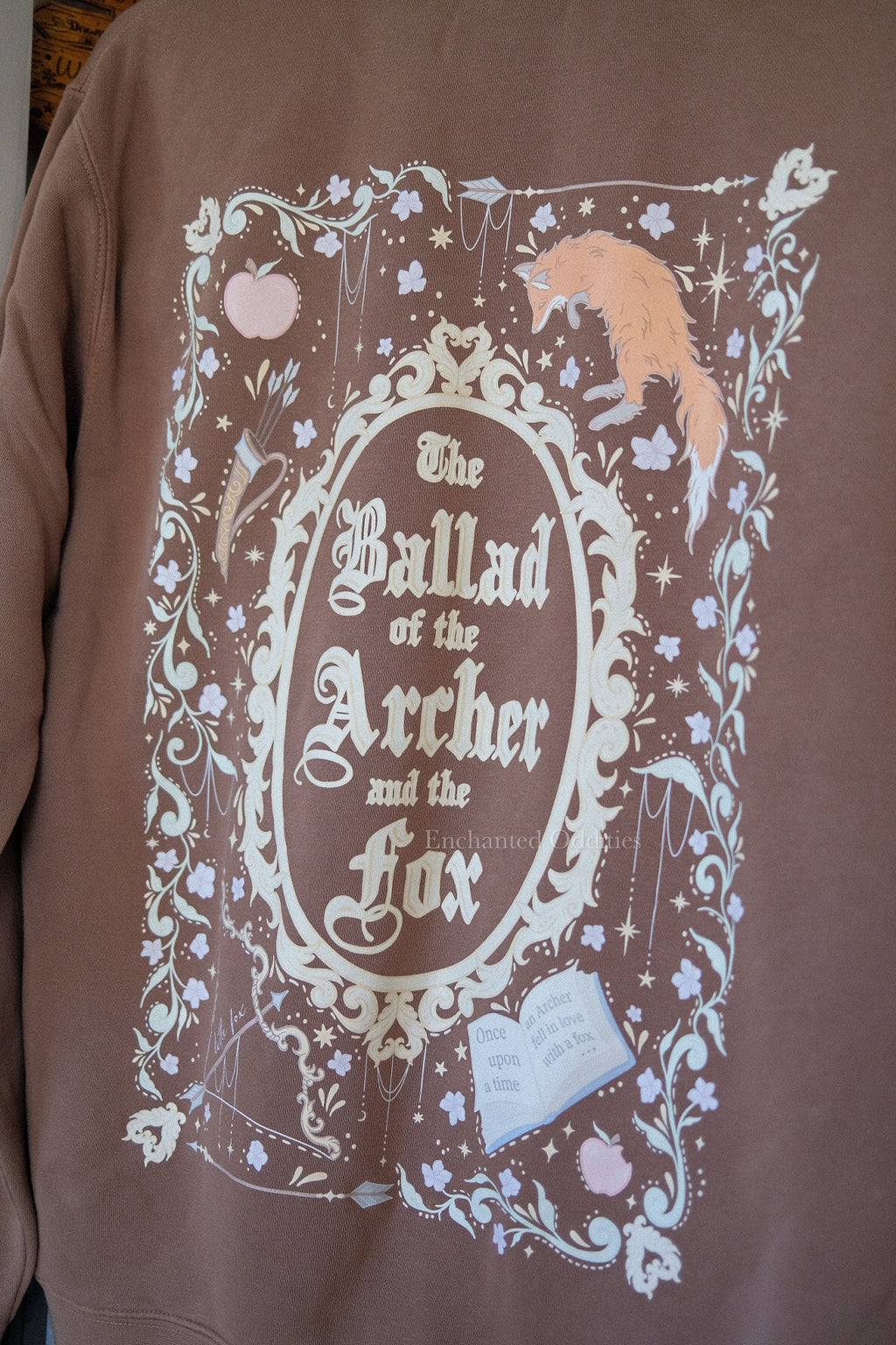 Little Fox crewneck in Brown