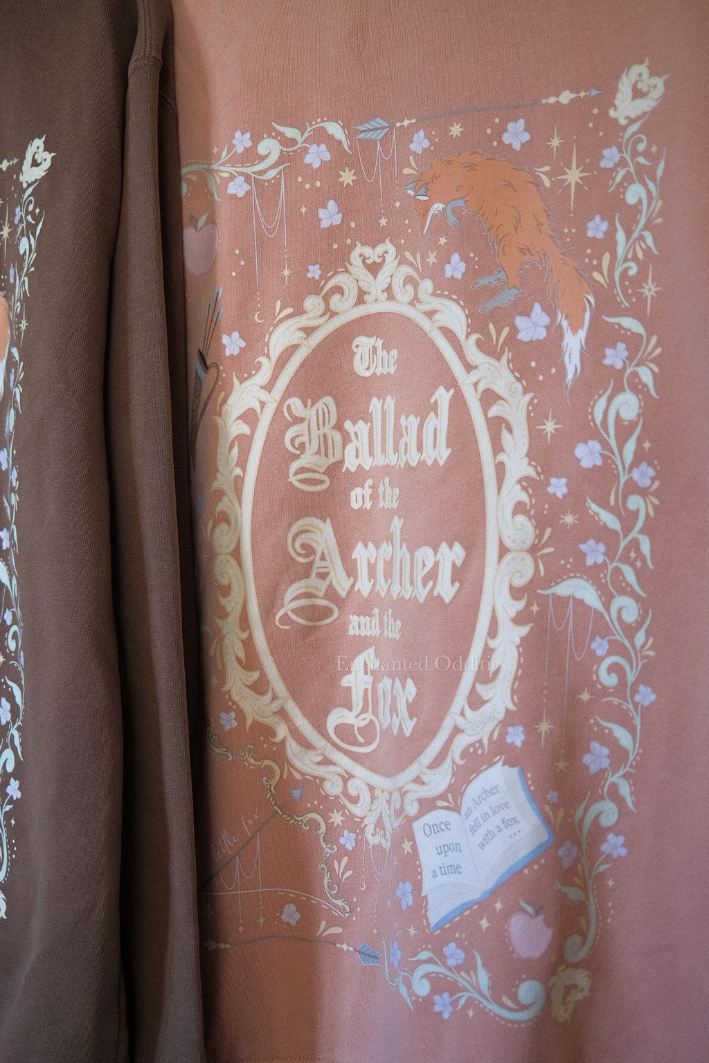 Little Fox crewneck in Blush