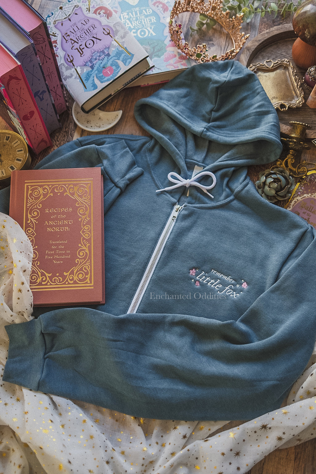 Little Fox zip up hoodie
