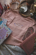 Little Fox crewneck in Blush