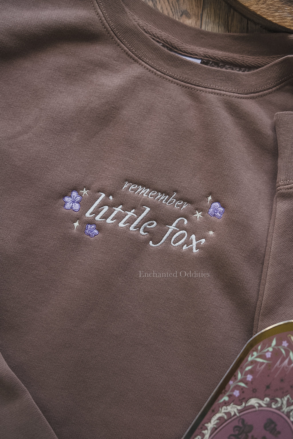 Little Fox crewneck in Brown