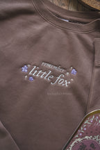 Little Fox crewneck in Brown