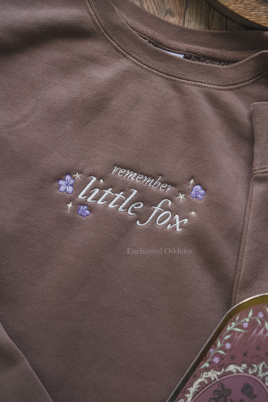 Little Fox crewneck in Brown