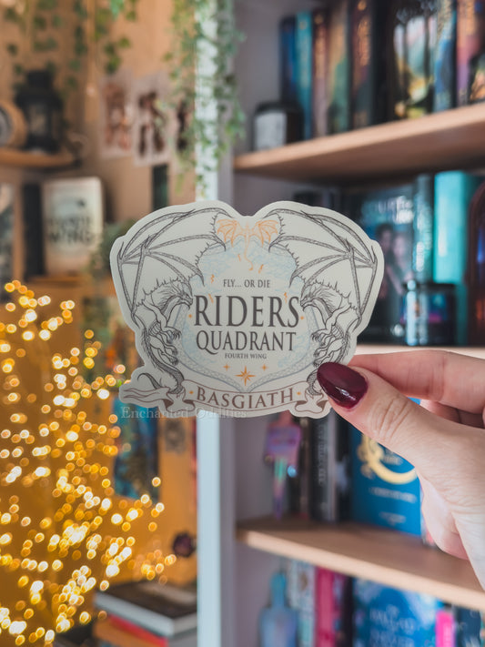 Riders Quadrant Crest Sticker