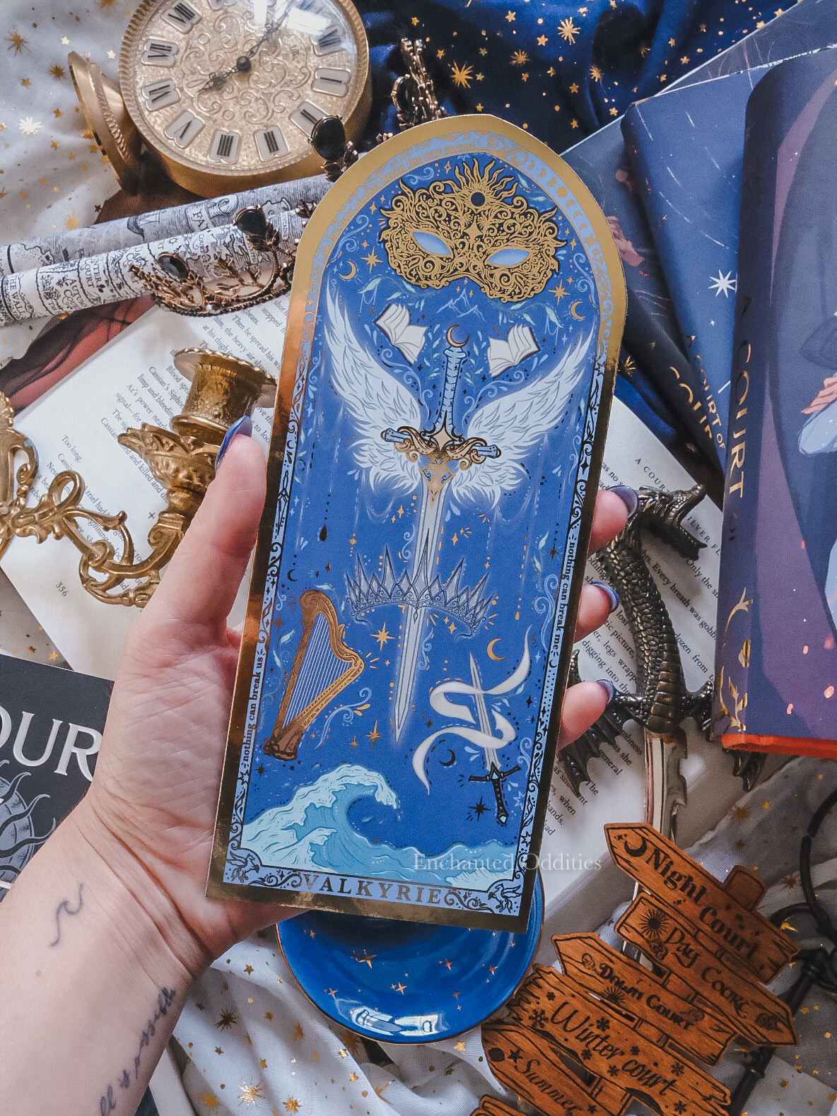 *LIMITED EDITION* Dark Colorway Valkyrie bookmark