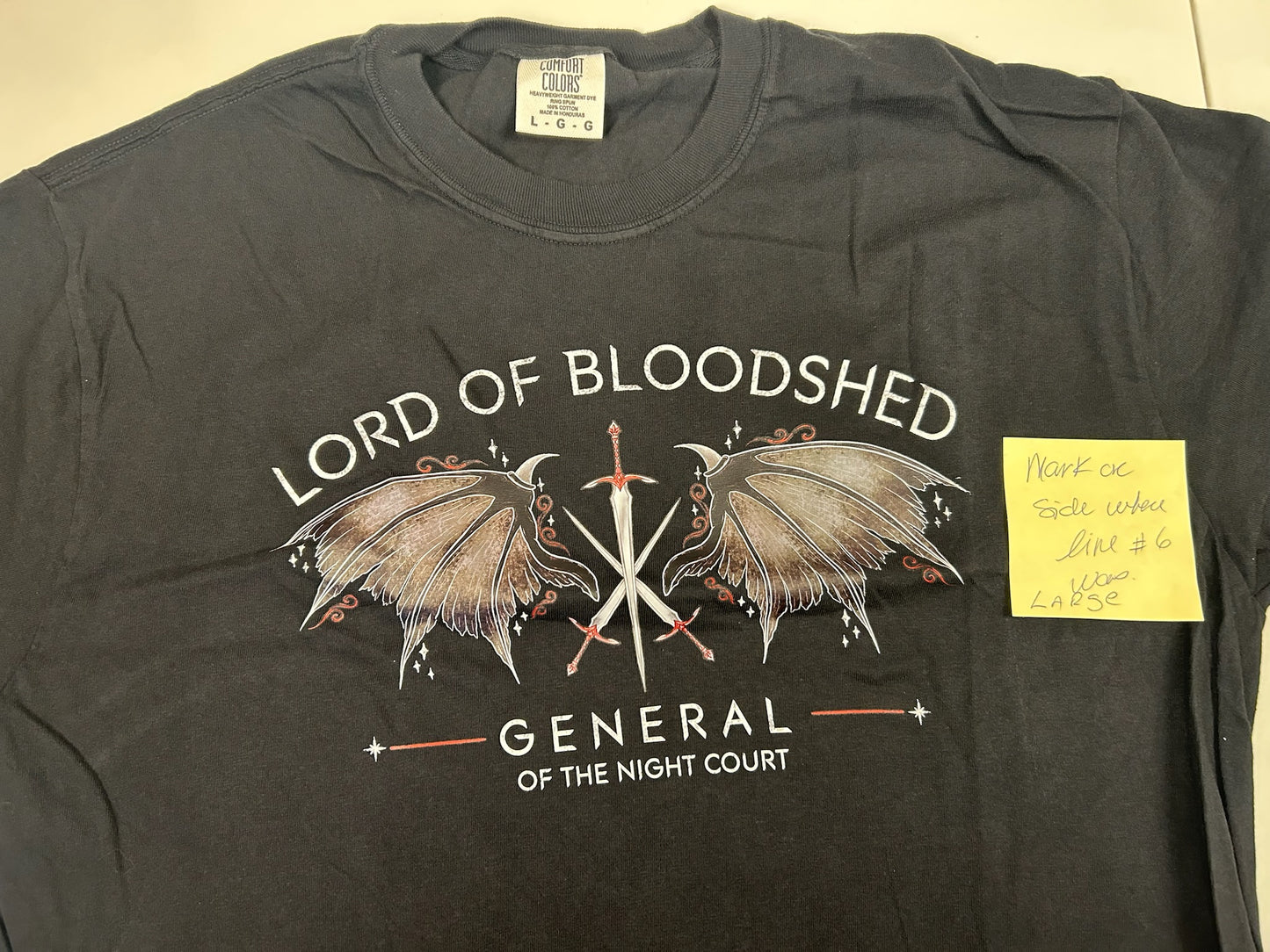 *IMPERFECT* Lord of Bloodshed PRINTED TEES