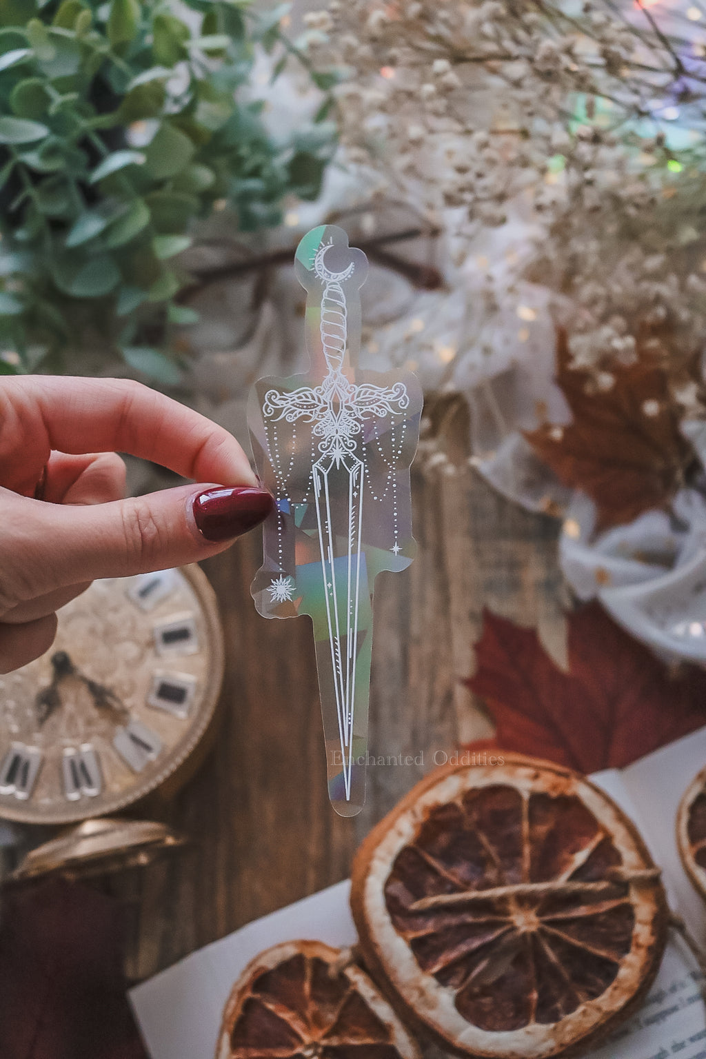 Déesse de la Lune Suncatcher Décalcomanie