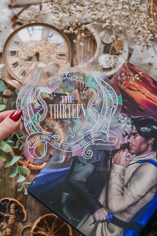 Thirteen Crest Suncatcher Decal