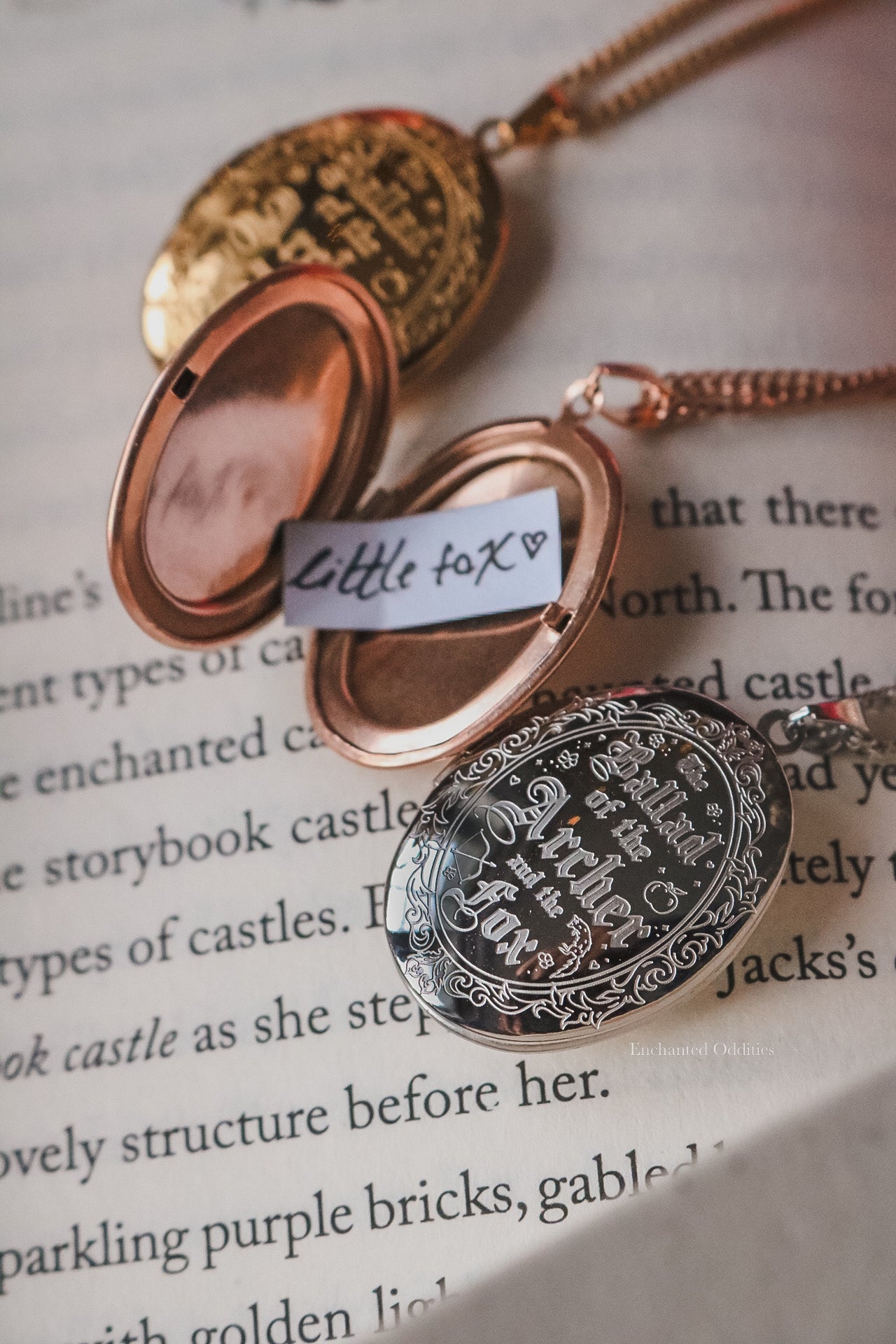 The Archer & The Fox Locket Necklace
