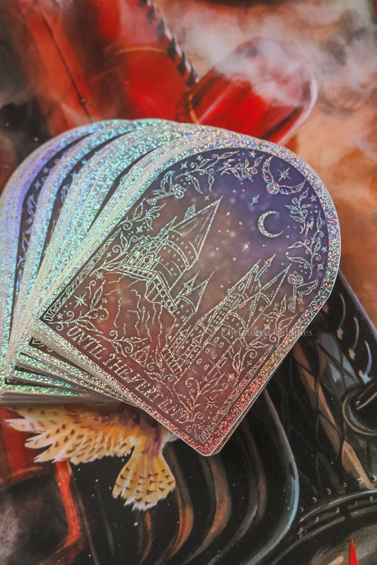 Until the End Glitter sticker