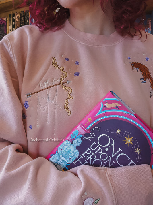 Archer & the Fox crewneck in PINK