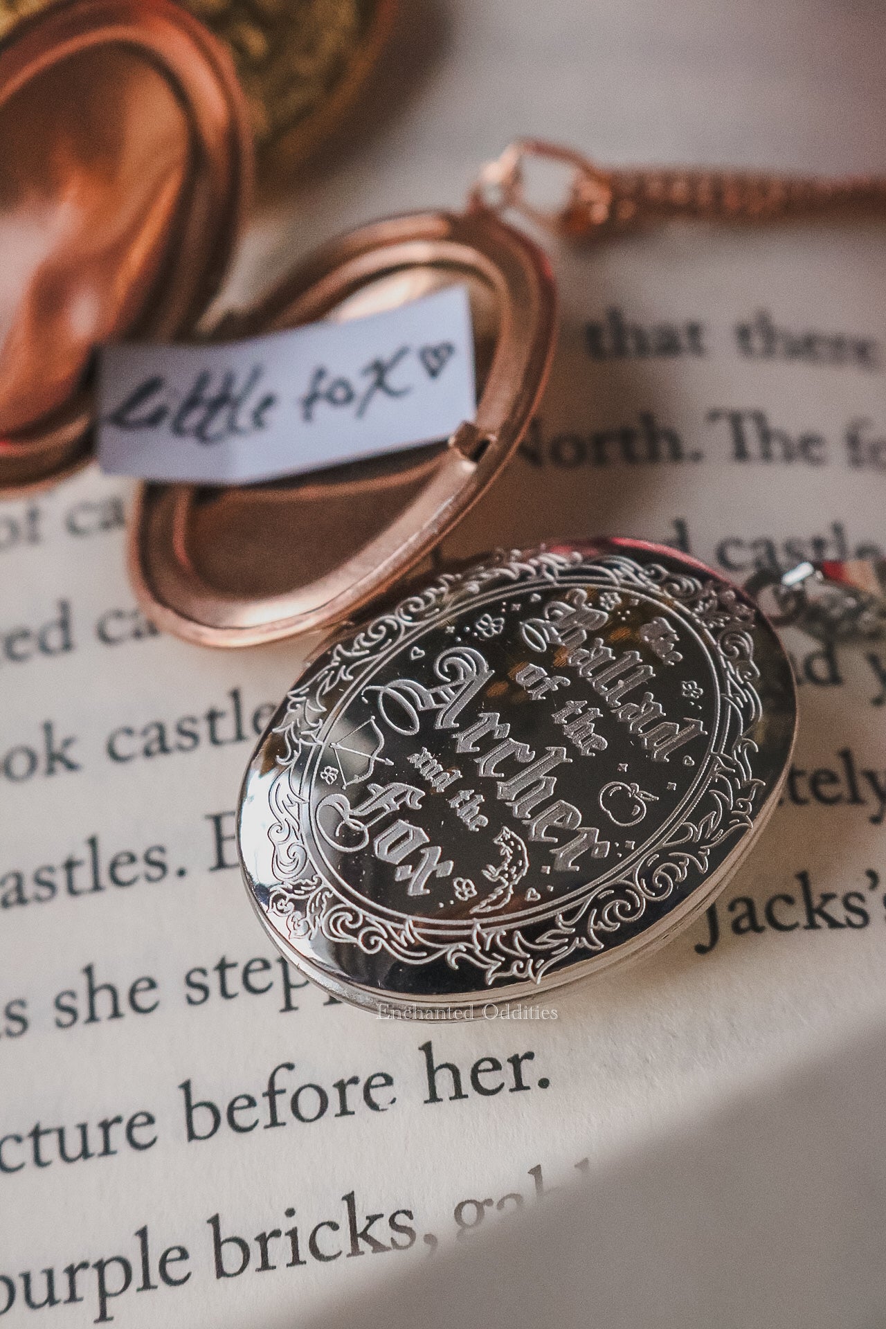 The Archer & The Fox Locket Necklace