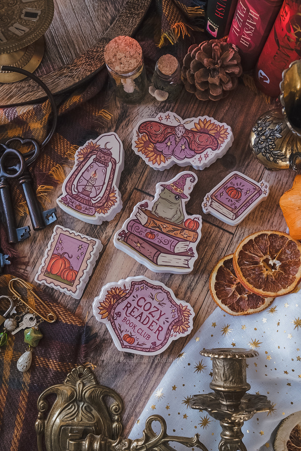 Cozy Reader Sticker Bundle