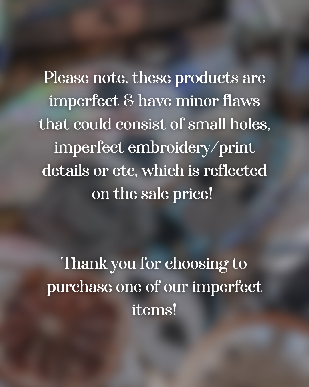 *IMPERFECT* Through Love crewneck