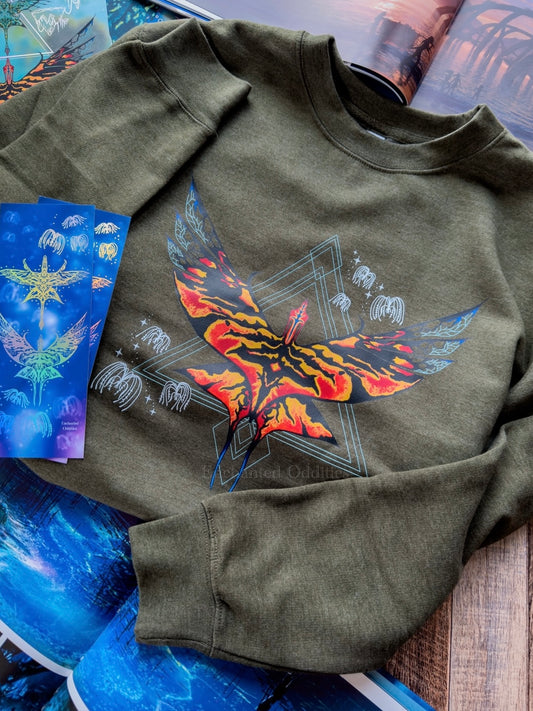 Last Shadow Printed Crewneck