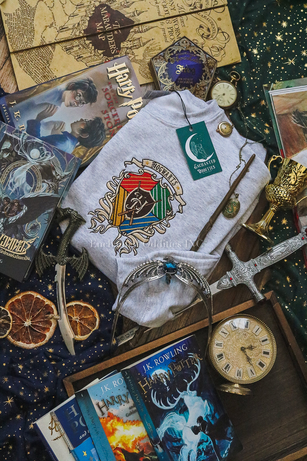 Witchcraft & Wizardry School Crest Crewneck