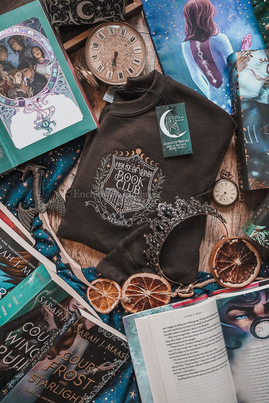 Brown House of Wind Bookclub crewneck