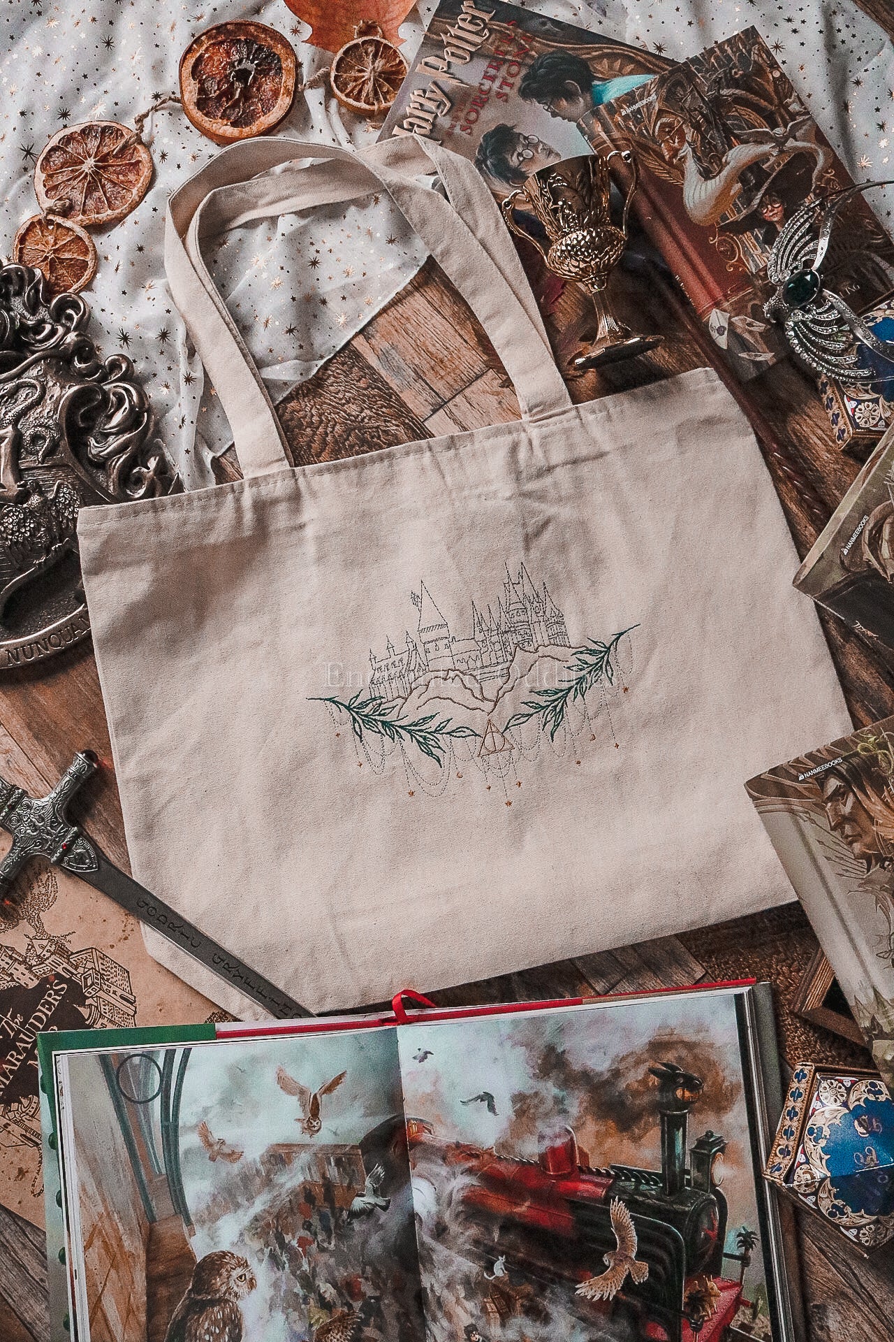 Enchanted Castle Tote Bag