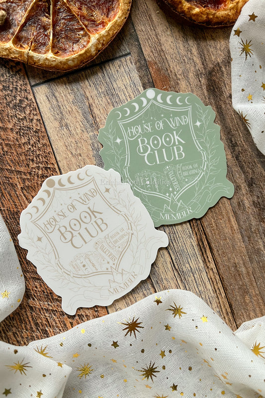 House of Wind BookClub crest sticker